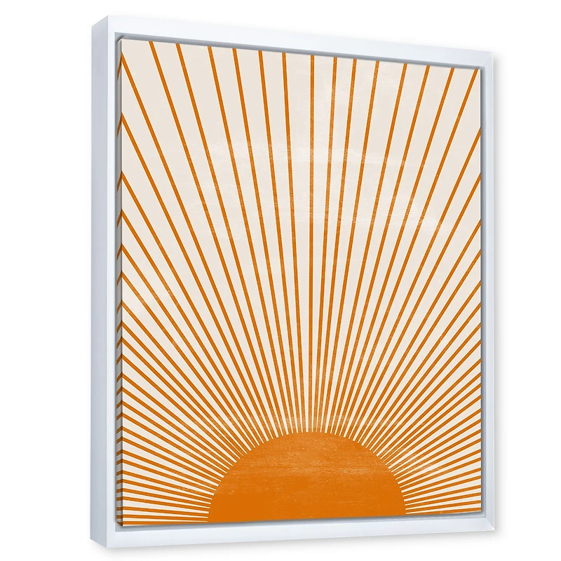 Orange Sun Print III  Wall Art