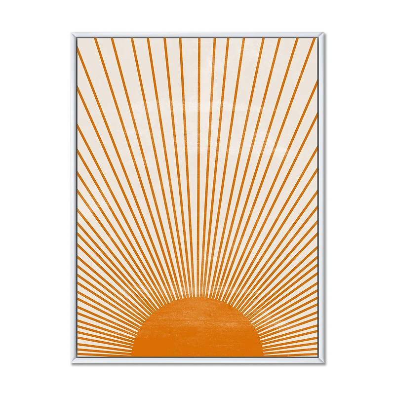 Orange Sun Print III  Wall Art