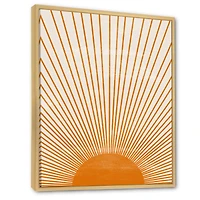 Orange Sun Print III  Wall Art