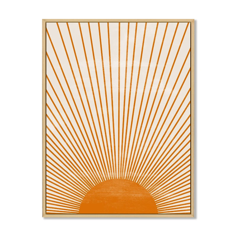 Orange Sun Print III  Wall Art