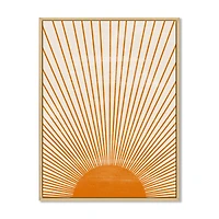 Orange Sun Print III  Wall Art