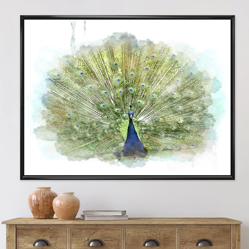 Toile « Peacock Bird »