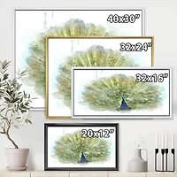 Toile « Peacock Bird »