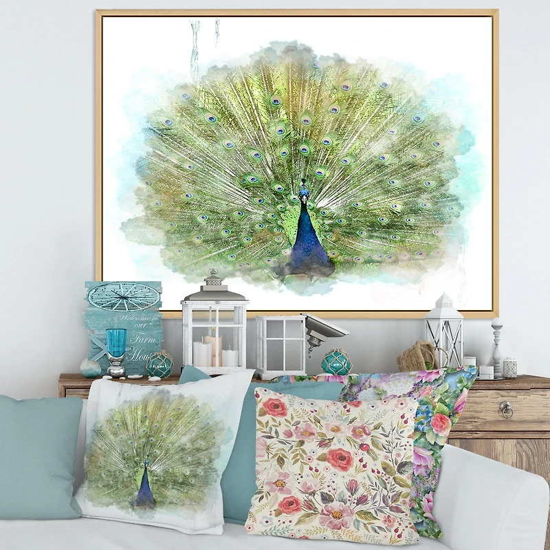Toile « Peacock Bird »