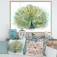 Toile « Peacock Bird »