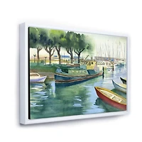 Boats Green Spring  Wall Art