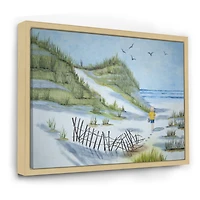 Child Walking The  Beach Wall Art