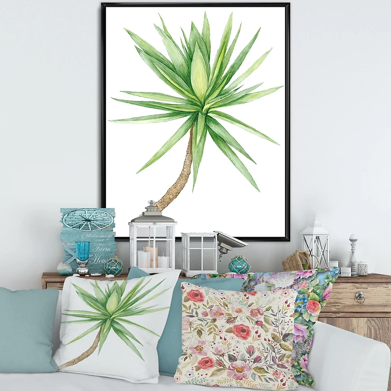 Detail of Yucca Tree  Canvas Wall Art Print