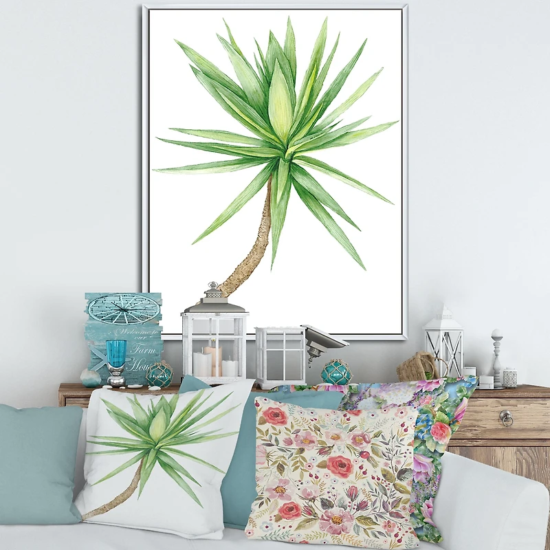 Detail of Yucca Tree  Canvas Wall Art Print