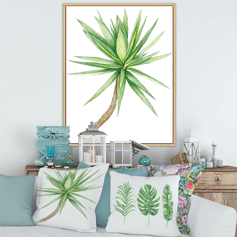 Detail of Yucca Tree  Canvas Wall Art Print