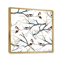 Little Birds on The Tree Branches I  Wall Art