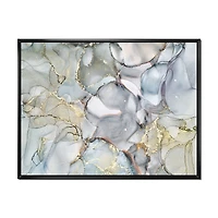 Grey Tender and Dreamy Wallpaper VII  Canvas Wall Art Print