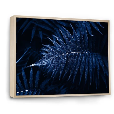 Tropical Leaves The Color of Year 2020  Canvas Wall Art Print