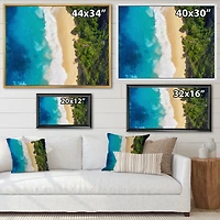 Toile imprimée « Sea and Beach Turquoise Water »