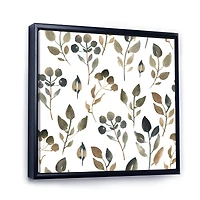Illustration of Brown Simple Leaves
