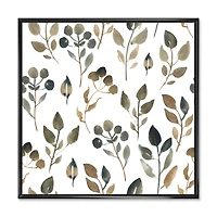 Illustration of Brown Simple Leaves