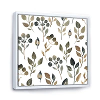 Illustration of Brown Simple Leaves