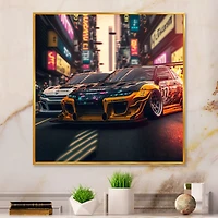 Art mural « Tunning Car Drifting Tokyo »
