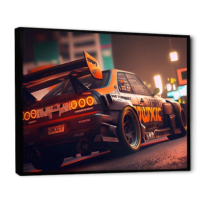 Tunning Car Drifting Tokyo V Wall Art