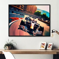 Formula Car Racing I Wall Art