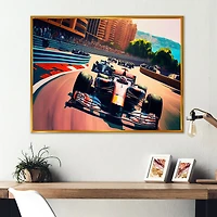 Formula Car Racing I Wall Art
