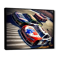 American Race Car Framed Wall Art