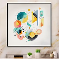 Multi-Color Circular Abstract I Wall Art