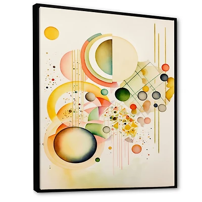 Yellow Multi Shape II Wall Art