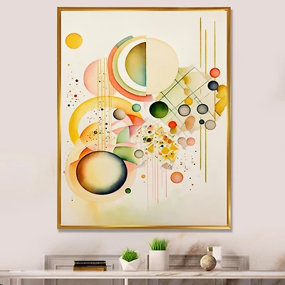 Yellow Multi Shape II Wall Art