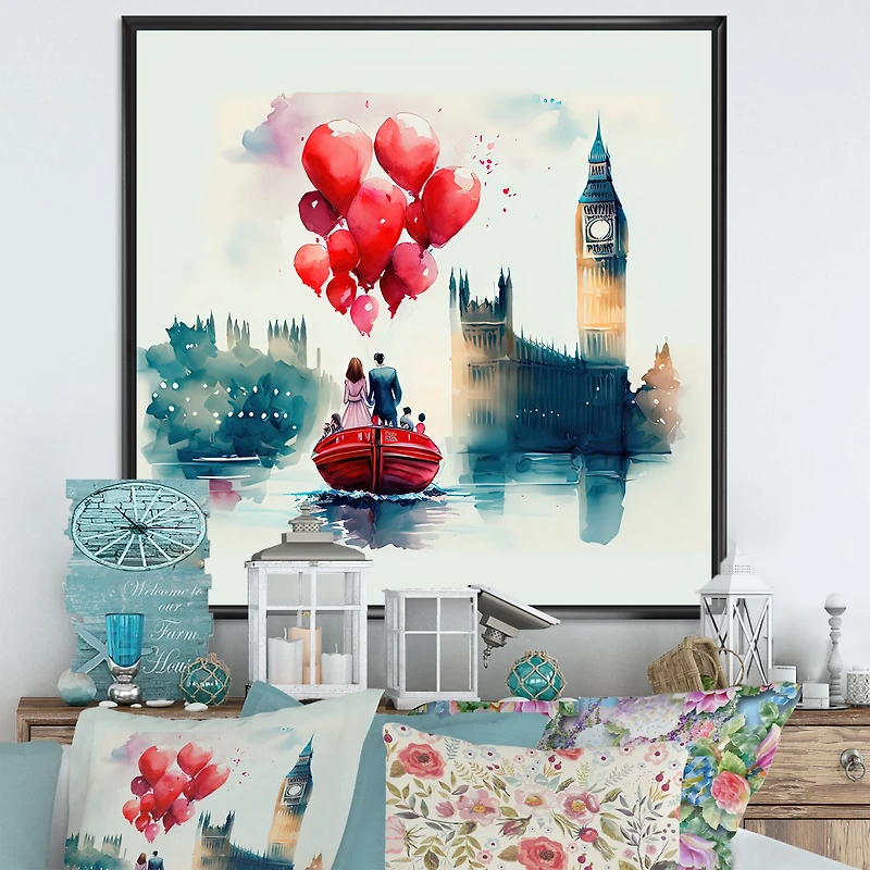 Loving Couple Spending Time Outdoors IV Wall Art