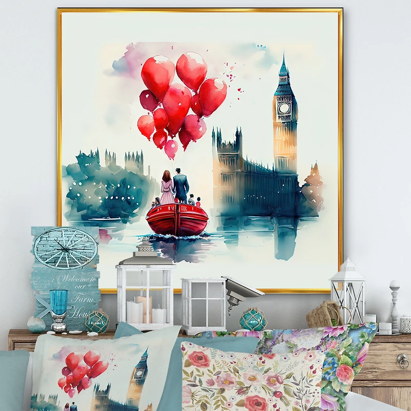 Loving Couple Spending Time Outdoors IV Wall Art