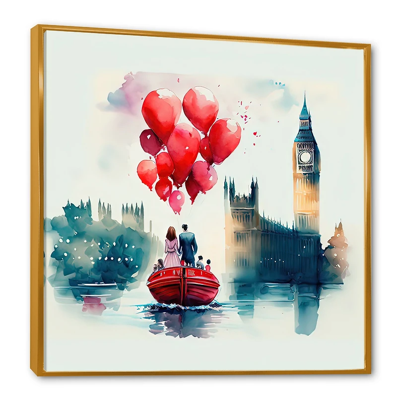 Loving Couple Spending Time Outdoors IV Wall Art