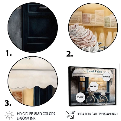 Bicycle Front A French Bakery IV Wall Art