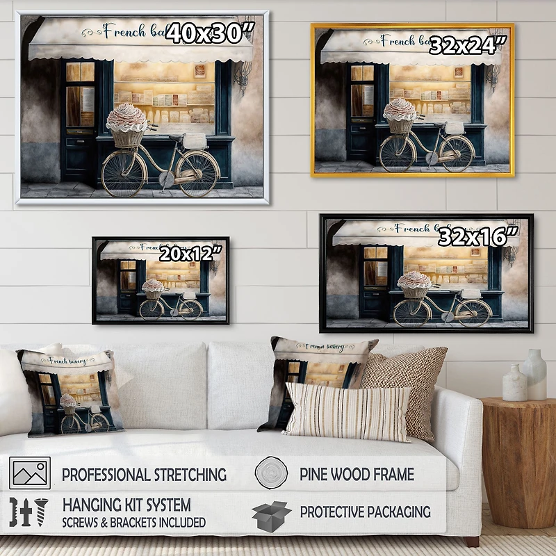 Bicycle Front A French Bakery IV Wall Art