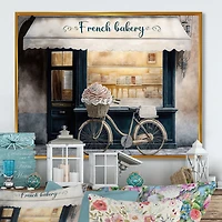 Bicycle Front A French Bakery IV Wall Art