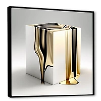 Black And Gold Cubic Expression I Wall Art