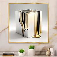 Black And Gold Cubic Expression I Wall Art