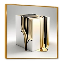 Black And Gold Cubic Expression I Wall Art