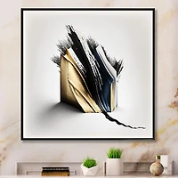 Black And Gold Cubic Expression VI Wall Art