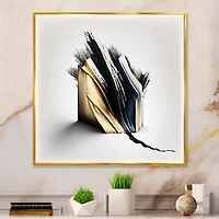 Black And Gold Cubic Expression VI Wall Art