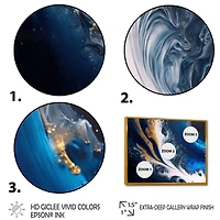 Ice Paint Splash VI Wall Art