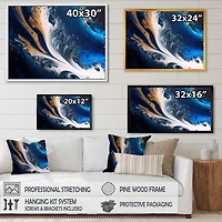 Ice Paint Splash VI Wall Art