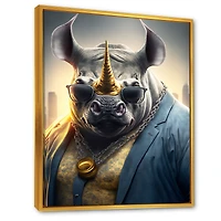Rhino Gangster NYC Wall Art