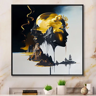 Double Explosure Of Man Dream Wall Art