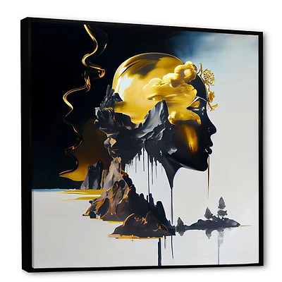 Double Explosure Of Man Dream Wall Art