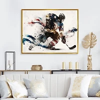 Usa Hockey Player Action VI Wall Art