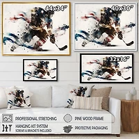 Usa Hockey Player Action VI Wall Art