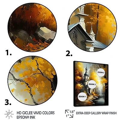 Church Forest Autumn IV Wall Art