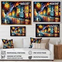 Colorful City Vibrant Radiant Wall Art