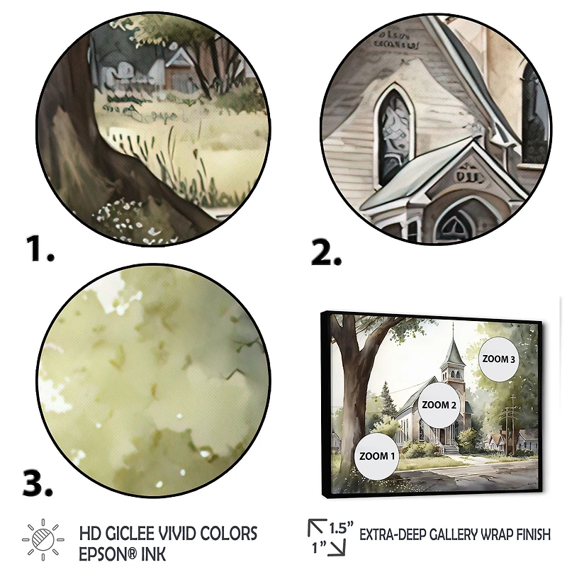 Monochome Yellow And Grey Farm Wall Art